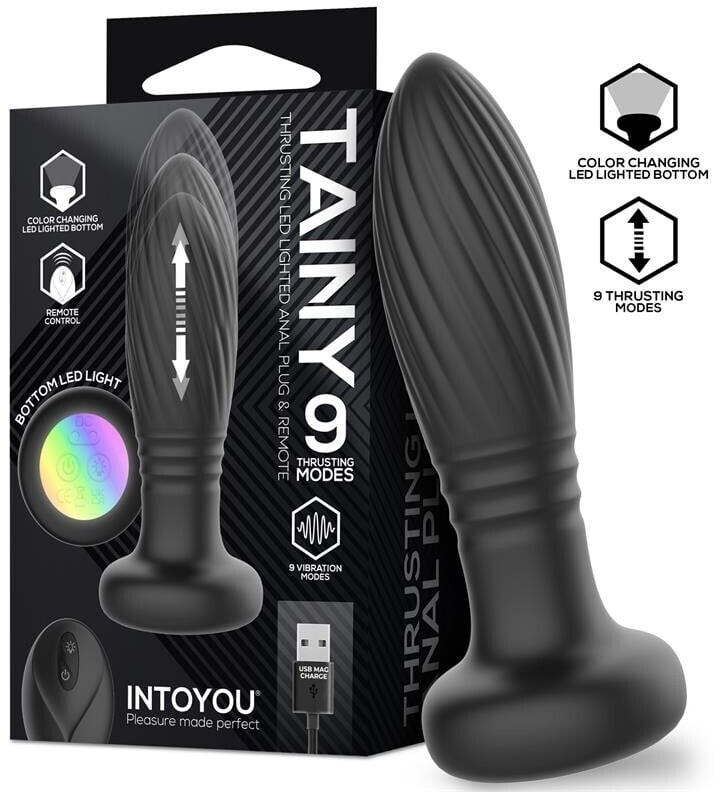 Intoyou Tainy Stoender Analplug mit LED-Beleuchtung und Fernbedienung ab  37.9  | Vergleiche 3 Angebote auf idealo.de
