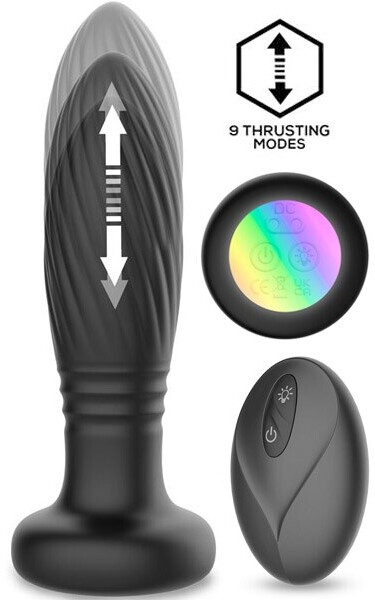 anal plug beleuchtet Ferngesteuerte Analplug * * Sexspielzeug für Männer Frauen, Wellness-Gerät  mit 10 Stoß- & Vibrationsmodi Erwachsenen Sexspielzeug Stoß* Anal* *  Stimulator Plug für Männer Frauen main image 1