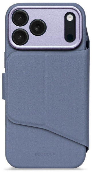 Decoded Silicone Detachable Wallet Case iPhone 17 Pro Max Blue