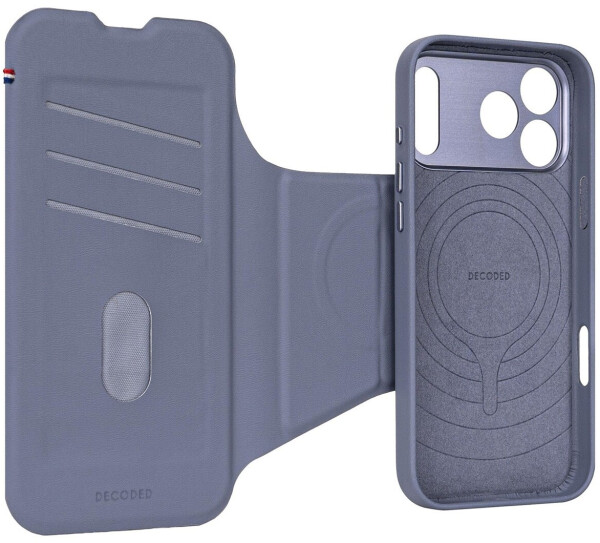 Decoded Silicone Detachable Wallet Case iPhone 17 Pro Max Blue, Bild 7