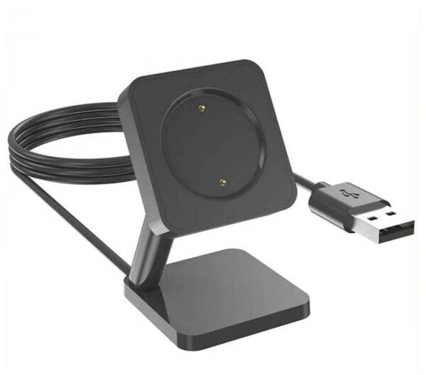 System-S Compatible USB cable Amazfit GTR 3, GTR 4, GTS 3, GTS 4, 100 cm black