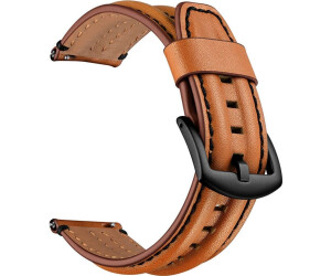 System-S Flexible silicone strap compatible with Galaxy Watch 4, 20mm brown