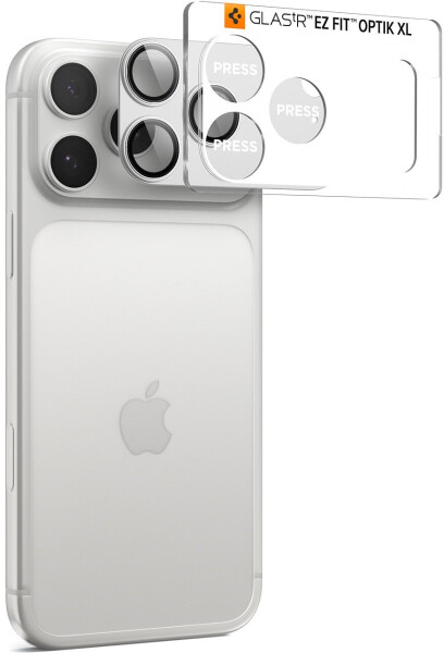 Spigen Glass tR EZ Fit Optik Pro XL 1 Pack Silver iPhone 17 Pro Max, Bild 12