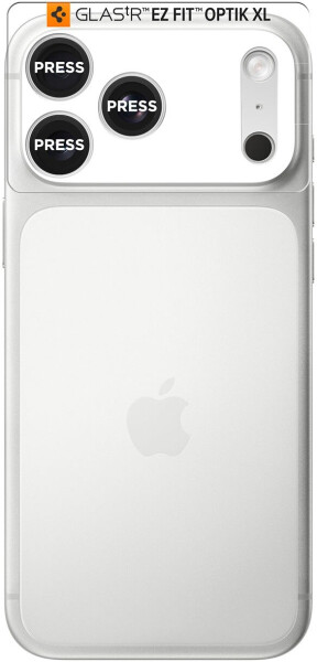 Spigen Glass tR EZ Fit Optik Pro XL 1 Pack Silver iPhone 17 Pro Max, Bild 14