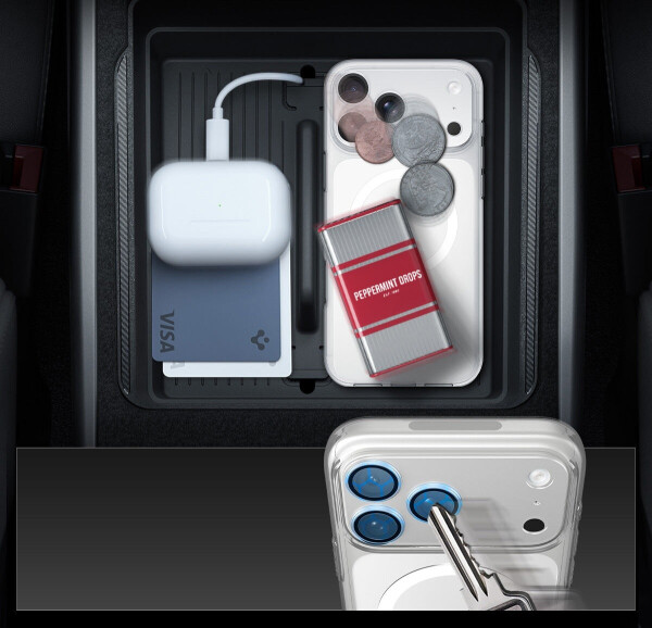 Spigen Glass tR EZ Fit Optik Pro XL 1 Pack Silver iPhone 17 Pro Max, Bild 3