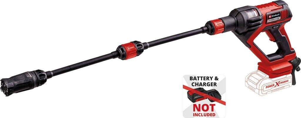 Einhell Einhell HYPRESSO 18/24-1 Kit cordless pressure cleaner gun (1x 4.0 Ah) - side view