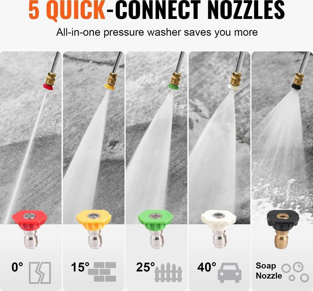 VEVOR VEVOR Petrol high-pressure cleaner 3500 PSI 10 l/min 2.6 GPM - detail view