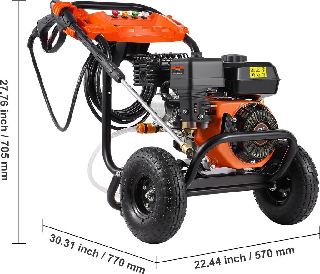 VEVOR VEVOR Petrol high-pressure cleaner 3500 PSI 10 l/min 2.6 GPM - view 8