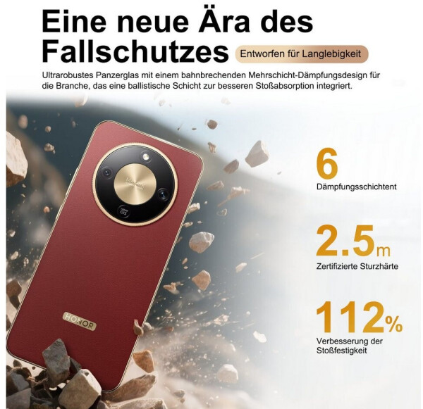 Honor Magic8 Lite 256GB Reddish Brown, Bild 10