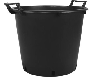 Geli Pflanzcontainer aus Kunststoff mit Griff Ø 40 cm schwarz