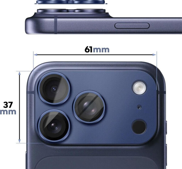 PanzerGlass Fender Camera Protector Deep Blue iPhone 17 Pro, Bild 8