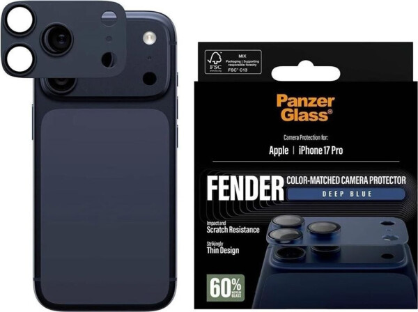 PanzerGlass Fender Camera Protector Deep Blue iPhone 17 Pro, Bild 9
