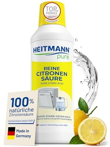 Heitmann Heitmann Zitronensäure pure Reine Citronensäure, 10355210000, flüssig, lebensmittelsauber, 500 ml, Bild 4