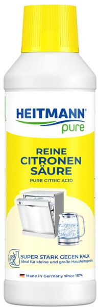 Heitmann Heitmann Zitronensäure pure Reine Citronensäure, 10355210000, flüssig, lebensmittelsauber, 500 ml, Bild 8