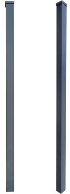 Floraworld Floraworld Zaunpfosten 160 cm 7,6 cm Anthrazit Aluminium Zum Einbetonieren - Product image 1 of 3