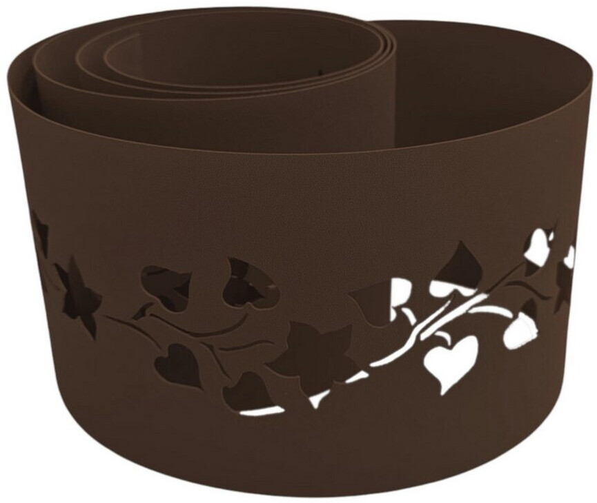 zaun|zu zaun|zu Sichtschutzstreifen Premium 19 x 0,1 cm Braun Florales Design - Product image 1 of 5