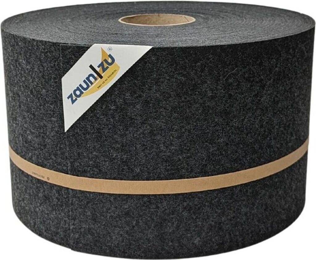 zaun|zu zaun|zu Sichtschutzstreifen Design Schwarzgrau 50 m x 19 cm x 0,2 cm Schwarzgrau 1 Stk. - Product image 1 of 12