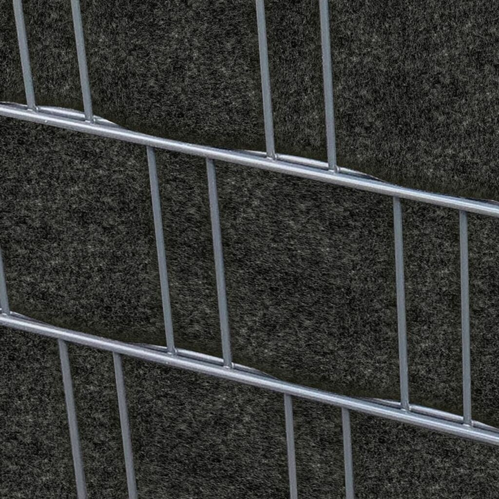 zaun|zu zaun|zu Sichtschutzstreifen Design Schwarzgrau 50 m x 19 cm x 0,2 cm Schwarzgrau 1 Stk. - view 7