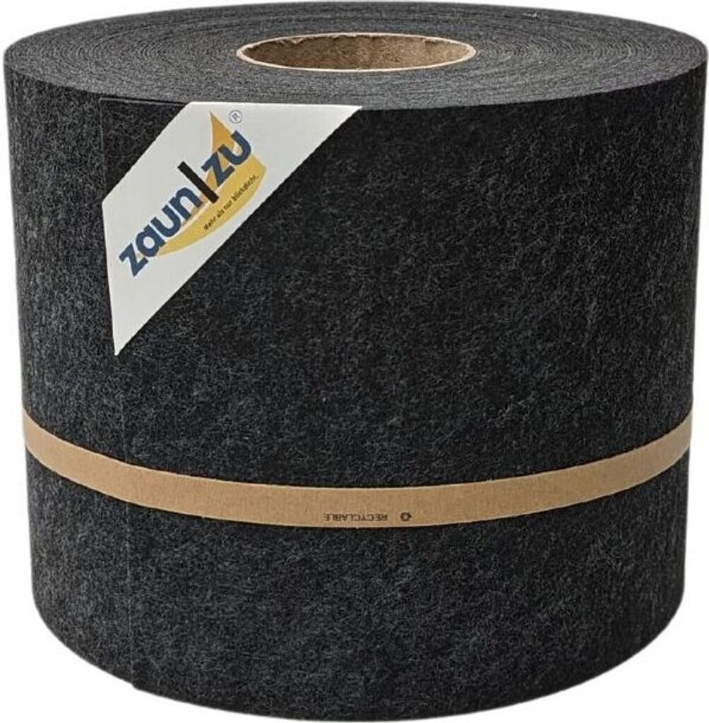 zaun|zu Sichtschutzstreifen Design Schwarzgrau 26 m x 19 cm x 0,2 cm Schwarzgrau 1 Stk.