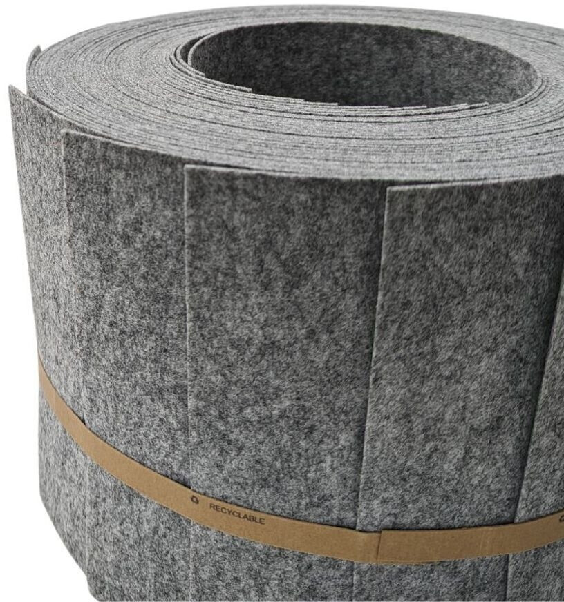 zaun|zu zaun|zu Sichtschutzstreifen Design Hellgrau 2,55 m x 19 cm x 0,2 cm Hellgrau 10 Stk. - view 6