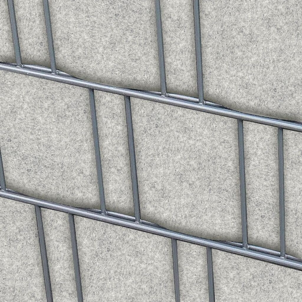 zaun|zu zaun|zu Sichtschutzstreifen Design Hellgrau 2,55 m x 19 cm x 0,2 cm Hellgrau 10 Stk. - view 9