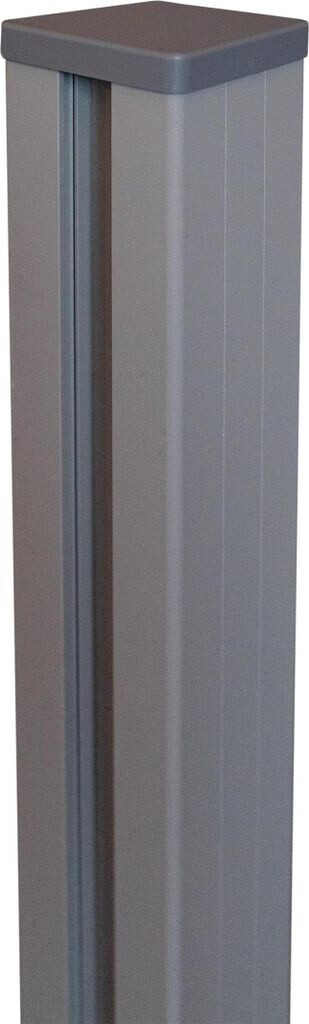 GroJa GroJa mix-it Zaunpfosten 300 cm 90 mm Anthrazit Aluminium - back view