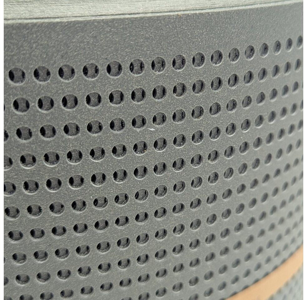 zaun|zu zaun|zu Sichtschutzstreifen Polyal Eco Gelocht 30 % 26 m x 19 cm x 0,1 cm Salbei - side view