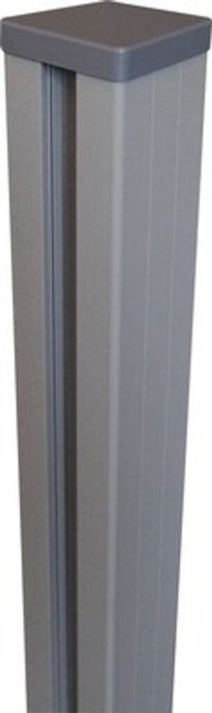 GroJa GroJa mix-it Zaunpfosten 190 cm 90 mm Silbergrau Aluminium - view 9