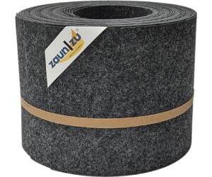 zaun|zu Sichtschutzstreifen Design Anthrazit 2,55 m x 19 cm x 0,2 cm Anthrazit 10 Stk.