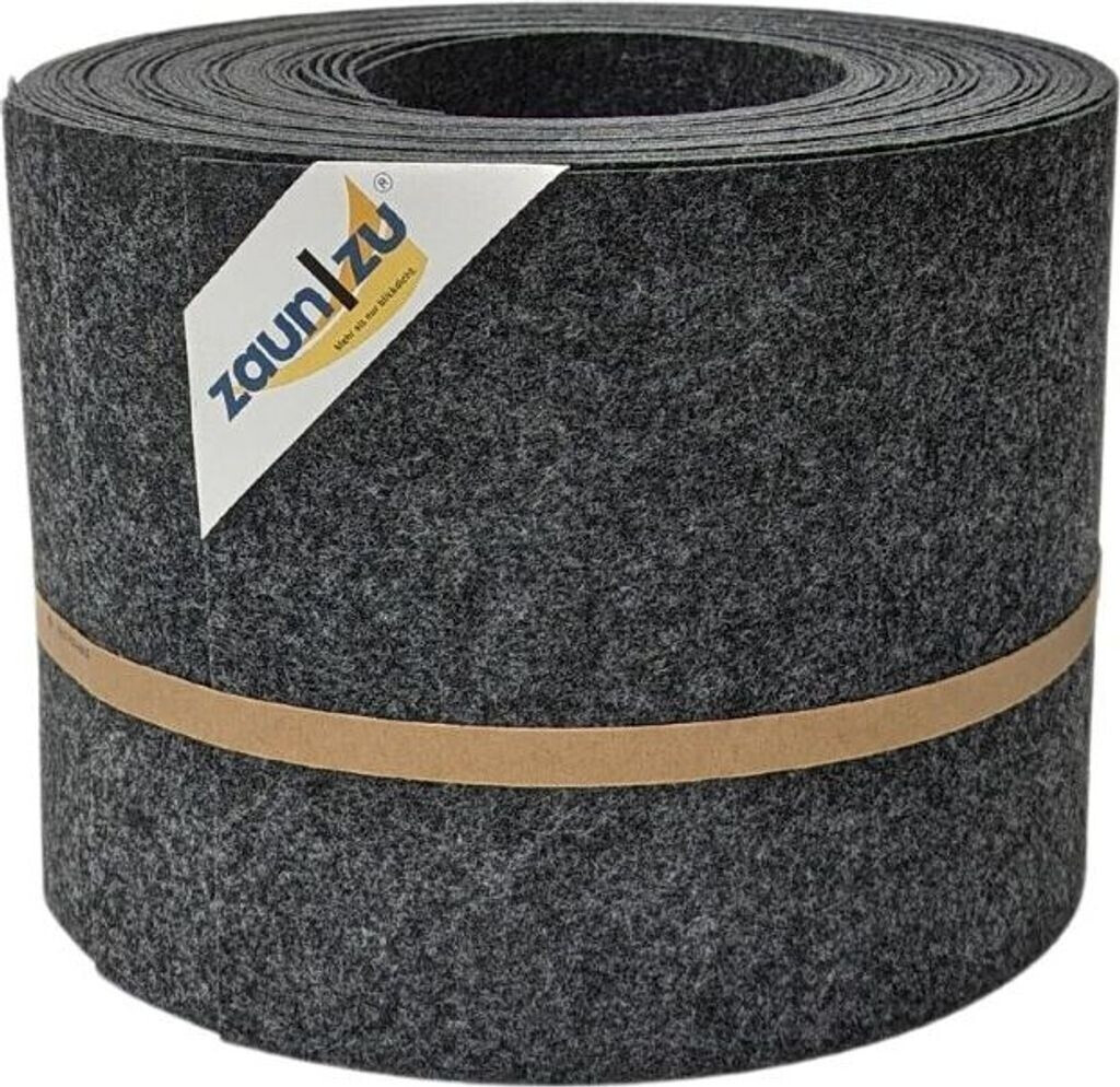 zaun|zu Sichtschutzstreifen Design Anthrazit 2,55 m x 19 cm x 0,2 cm Anthrazit 10 Stk.