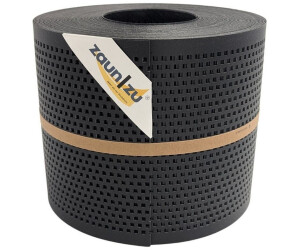 zaun|zu Sichtschutzstreifen Polyal Eco Quadratisch Gelocht 26 m x 19 cm x 0,1 cm Schwarz