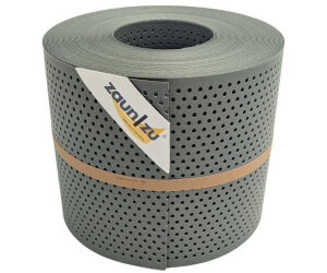 zaun|zu Sichtschutzstreifen Polyal Eco Gelocht 20% 26 m x 19 cm x 0,1 cm Salbei