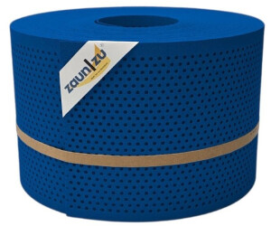 zaun|zu Sichtschutzstreifen Premium Gelocht 20% 50 m x 19 cm x 0,1 cm Enzianblau