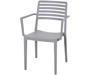 Siena Garden Stackable armchair Alles taupe glass fibre reinforced 80x57x56 cm