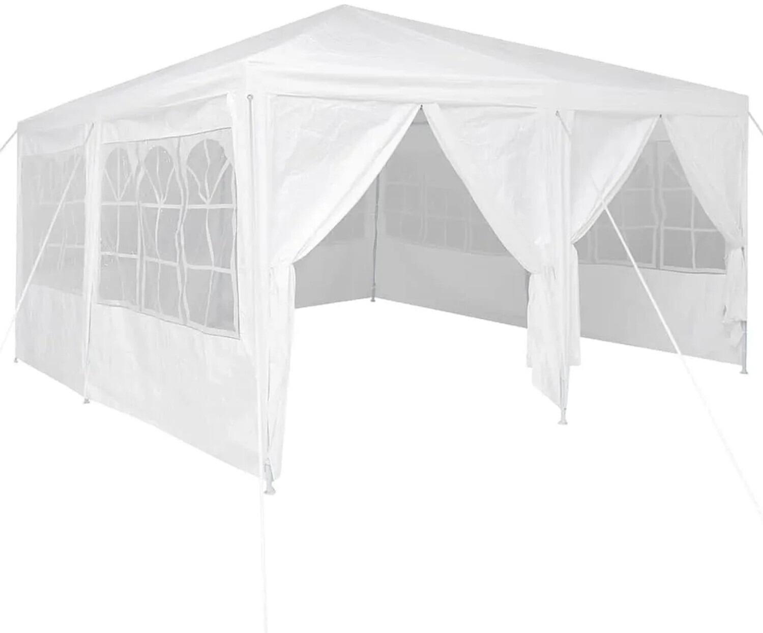 vidaXL Partyzelt weiß 4 x 4 m (42003425)