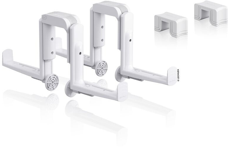 Lechuza Lechuza Balcony box holder DUO white (19025) - back view