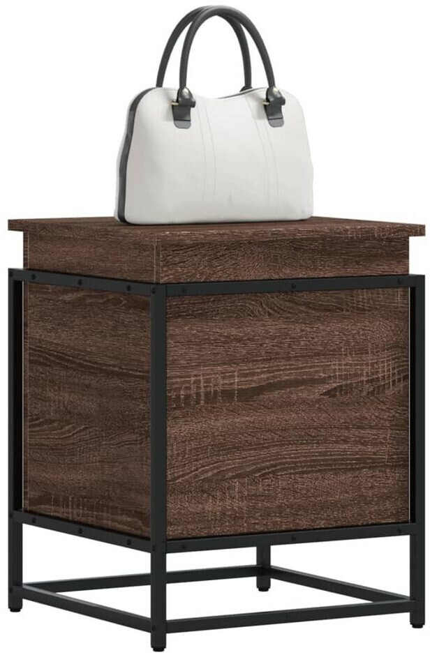 vidaXL Aufbewahrungsbox mit Deckel Eichen-Optik 40x40x51,5cm (848793)