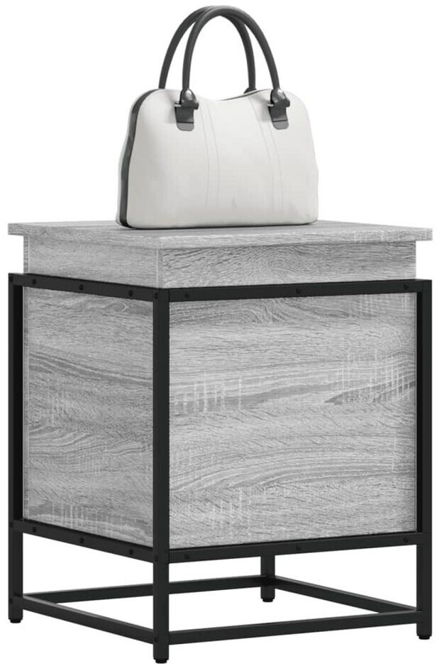 vidaXL Aufbewahrungsbox mit Deckel Grau Sonoma 40x40x51,5cm (848792)