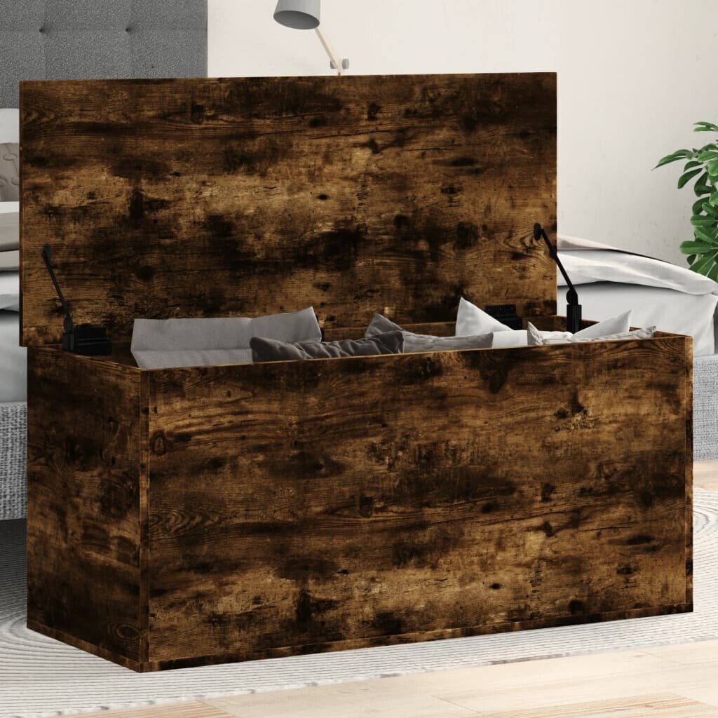 vidaXL Truhe Räuchereiche 100x42x46cm Holzwerkstoff (840664)