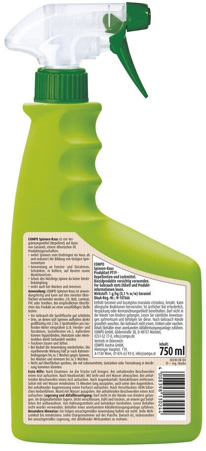 COMPO COMPO Spinnen-Raus 750 ml - side view