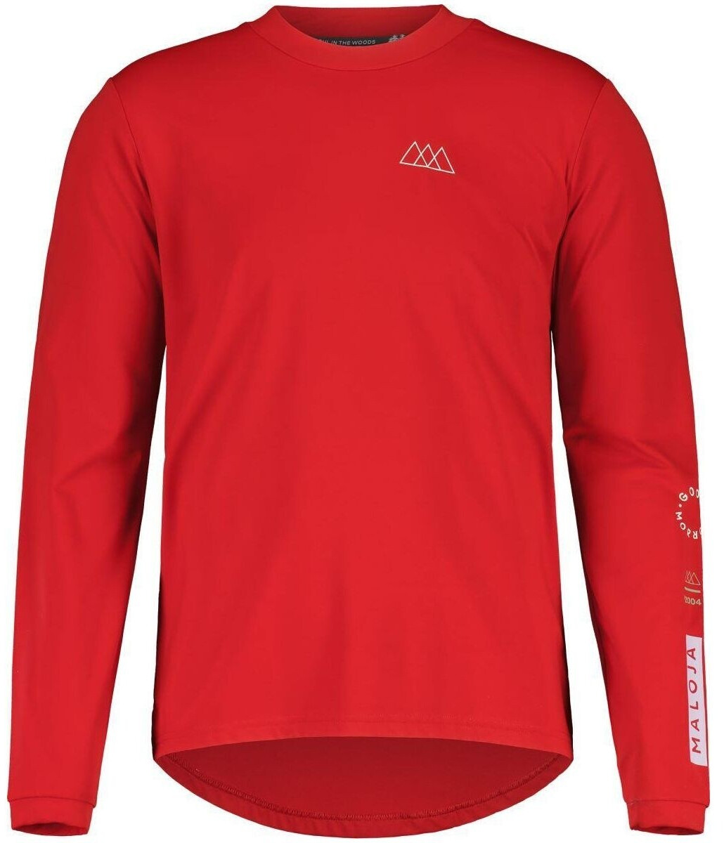 Maloja SteinpilzM. Puzzle Longsleeve (8669) deep sunset