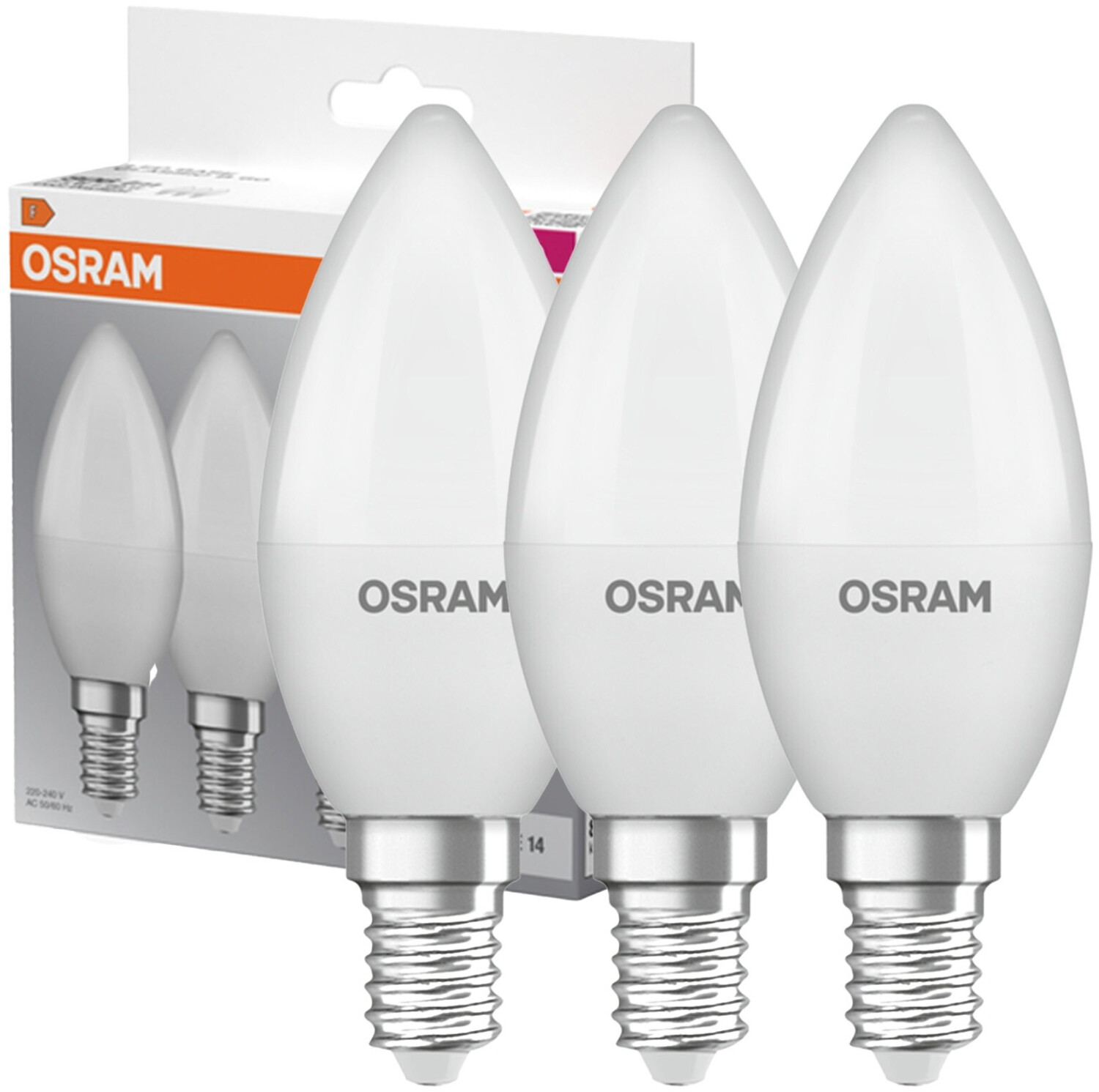 NCC-Licht 10x Glühbirne Kerze E14 60 W Matt – Dimmbar, 660 Lumen, Warmes Licht, Altbestand (10 Stück) Altbestand Glühbirnen