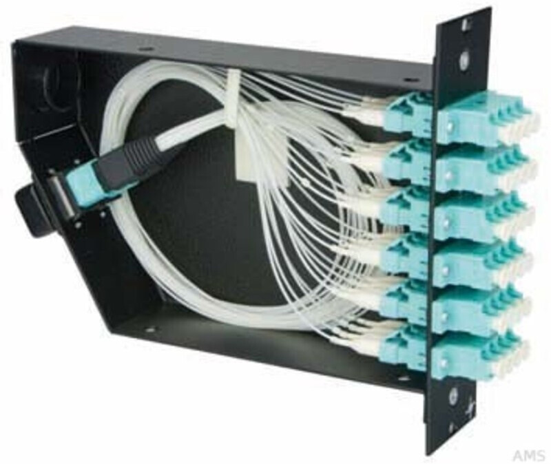 Telegärtner FanOut-Modul 6xLC-Quad MM türkis OM3 H02050F4221