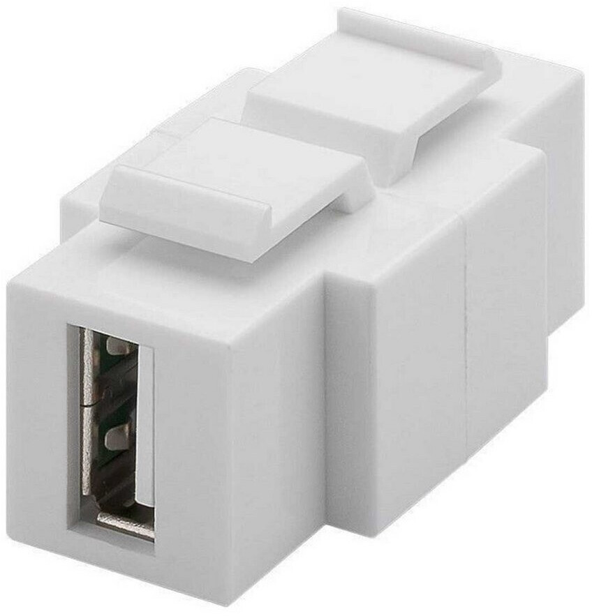 Goobay 79930 Keystone Modul USB 2.0 (Typ A) Buchse / USB 2.0 (Typ B) Buchse