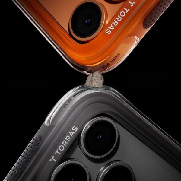 Torras Ostand Q3 Air (Apple iPhone 17 Pro) Smartphone Hülle Schwarz, Bild 12