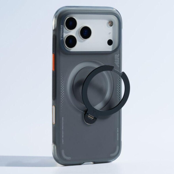 Torras Ostand Q3 Air (Apple iPhone 17 Pro) Smartphone Hülle Schwarz, Bild 3