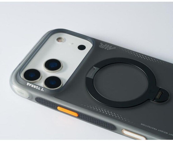 Torras Ostand Q3 Air (Apple iPhone 17 Pro) Smartphone Hülle Schwarz, Bild 4
