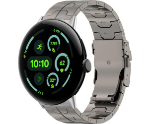 Strap-it Iron' Titanarmband passend für Google Pixel Watch 3 45mm (Titan)