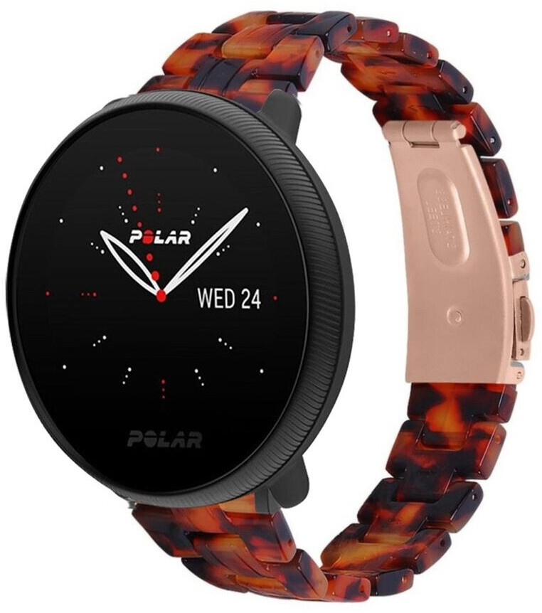 Strap-it Stahlharz-Armband passend für Polar Ignite 3 (Lava)