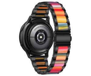 Strap-it Stahlharz-Armband passend für Polar Ignite 3 (Schwarz/Bunt)